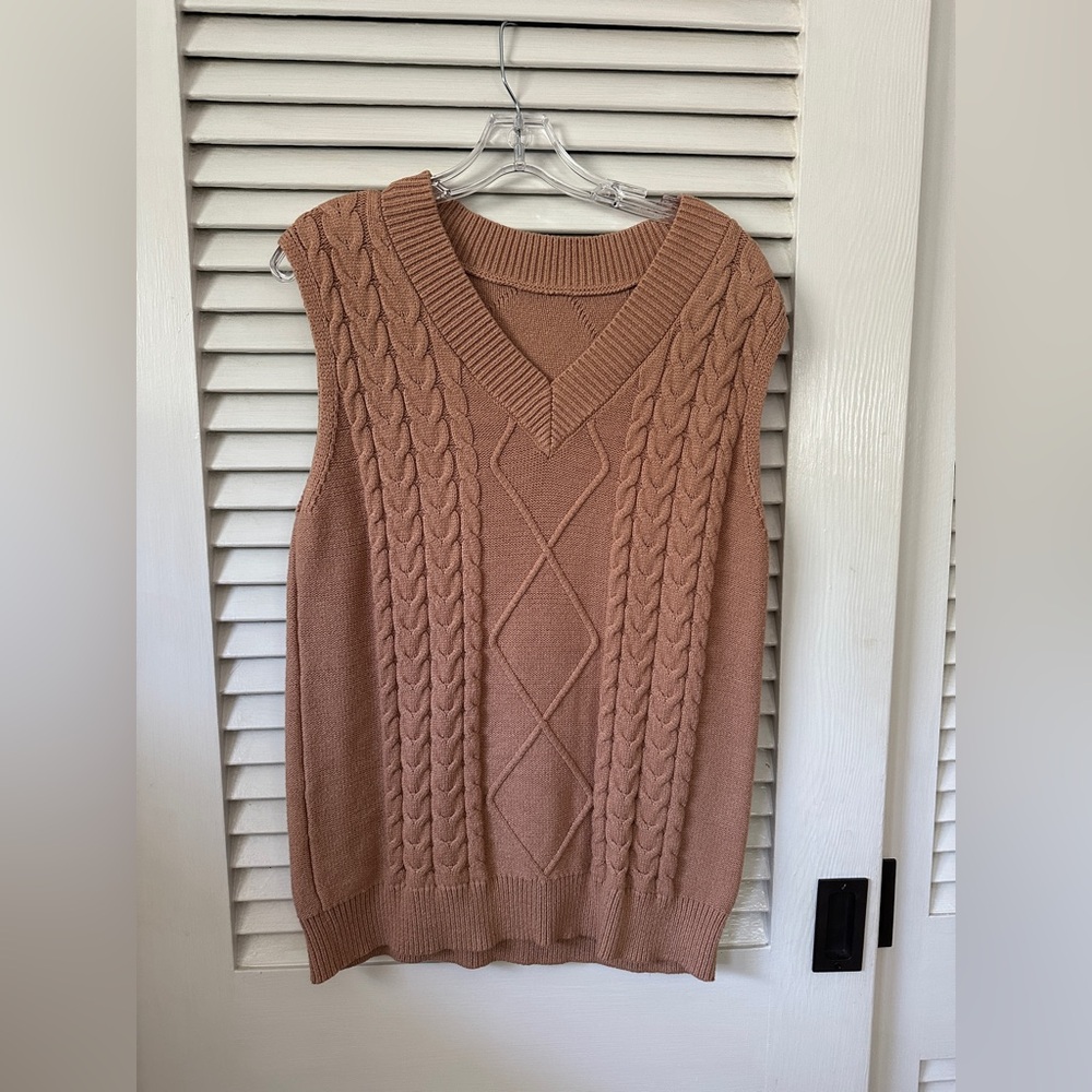 Oversized Sweater Vest